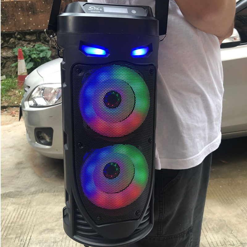 Audio Music Center - Duży kwadratowy taniec przenośny głośnik Bluetooth