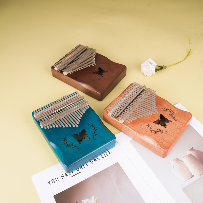 Kalimba Thumb Piano - 17-klawiszowa Kalimba Hluru Profesjonalna, wysokiej jakości