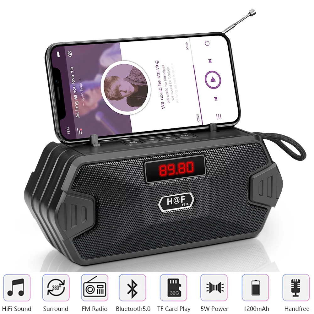 Audio Music Center - Głośnik Bluetooth Bezprzewodowy Przenośny Zewnętrzny Bass