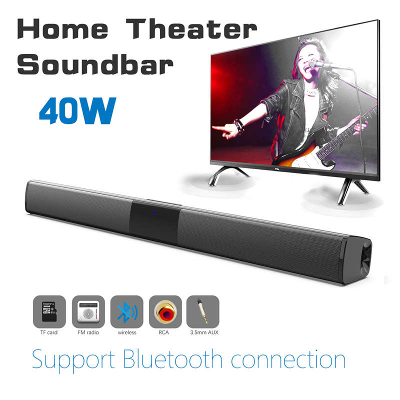 Audio Music Center - 40W Bezprzewodowy głośnik Bluetooth 5.0 Soundbar