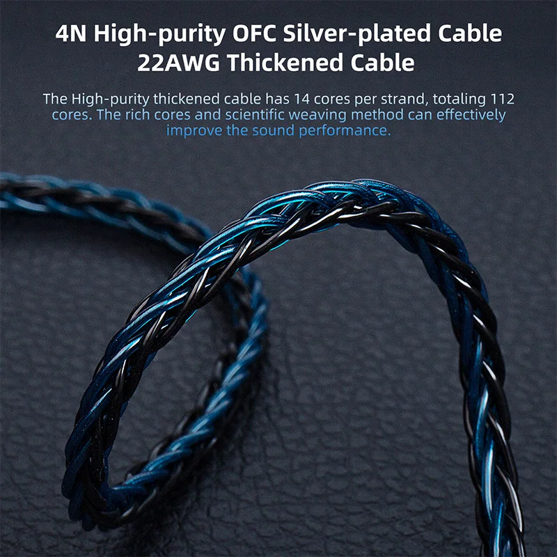 KBEAR ST12 8-żyłowy kabel audi – Audio Music Hifi recenzja i cena