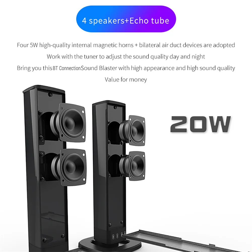 Bezprzewodowy Bluetooth TV Sou – Audio Music Center recenzja i cena